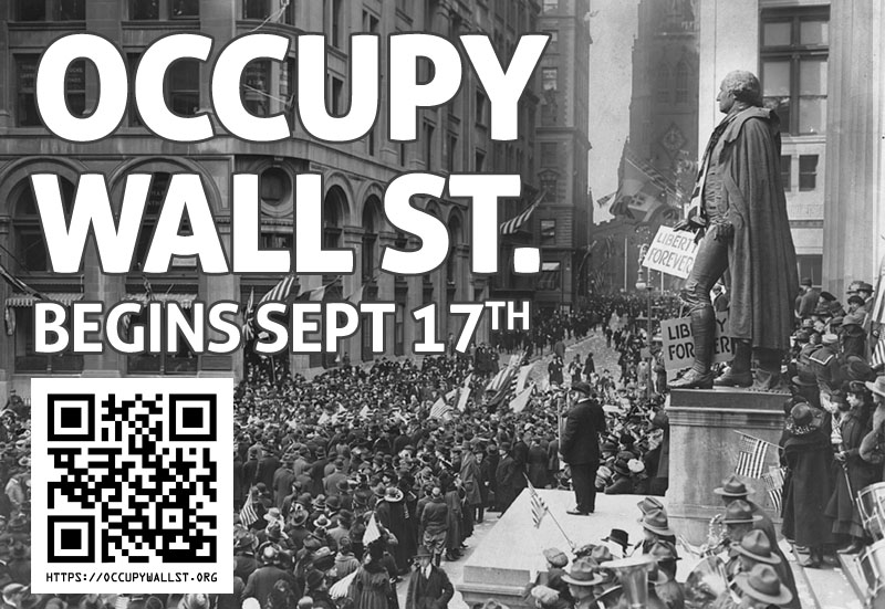 occupy wall street protest has started and it s going well thousands ...