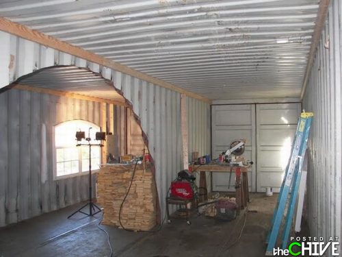 Home Built Out of Two Shipping Containers - USAHM Conspiracy