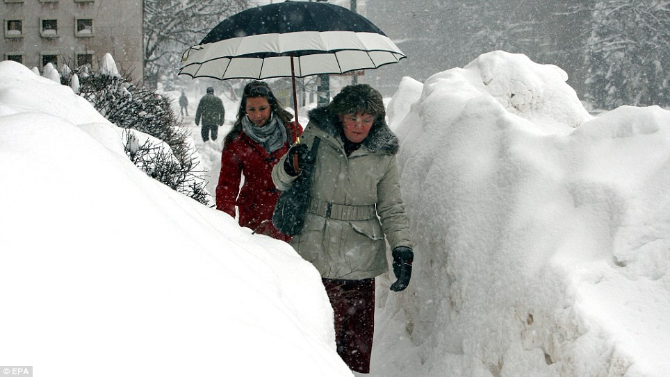 Europe Iced Over As Temperatures Dip Below -40C