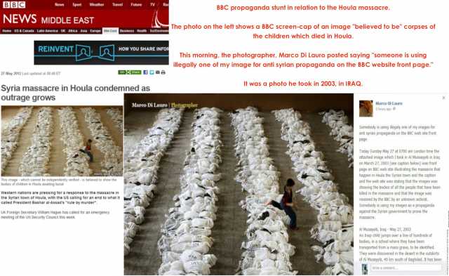 BBC Caught In Syria Massacre Propaganda Hoax