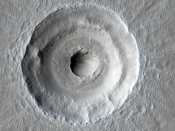 Mysterious Crater/Hole Has Light Coming From It