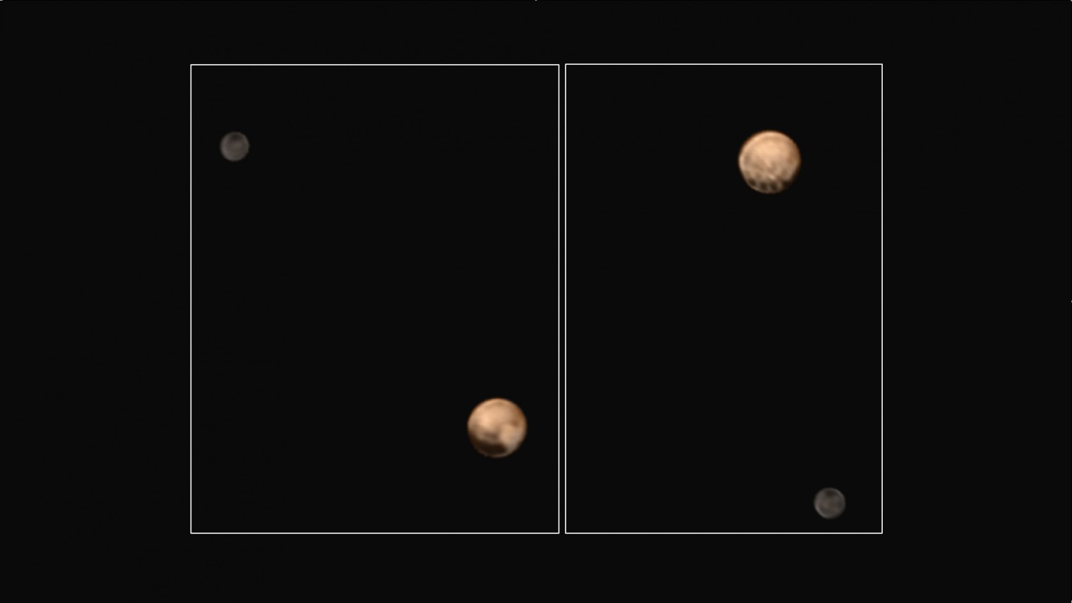 7-1-15_Pluto_Charon_color_hemispheres_unannotated_JHUAPL_NASA_SWRI