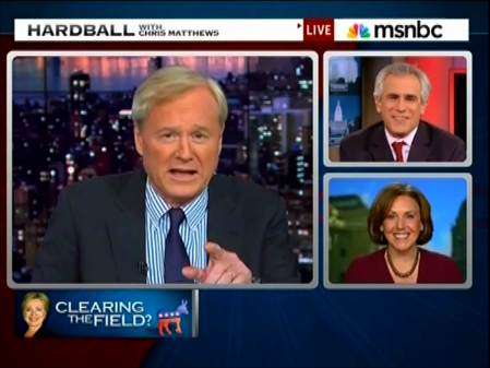 Chris Matthews to Hillary on 2016 POTUS Run – ‘We’ll get you in there”