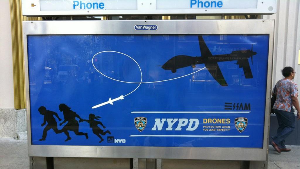 Street artist behind satirical NYPD ‘Drone’ posters arrested