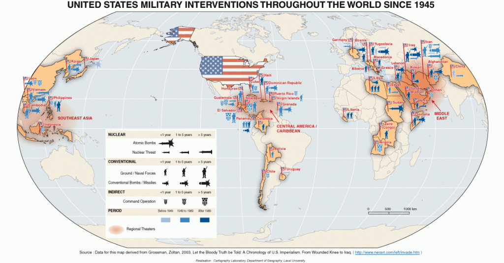 A Century Of U.S. Military Interventions